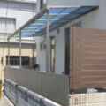 三協アルミ レボリューA テラス新設と防草工事 備前市Y様